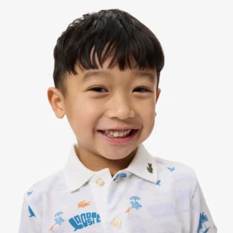 Mini Piqua Baskılı Polo Tişört