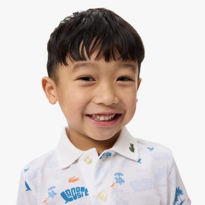 Mini Piqua Baskılı Polo Tişört