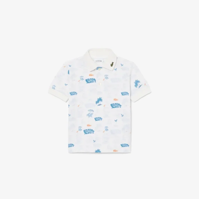 Mini Piqua Baskılı Polo Tişört