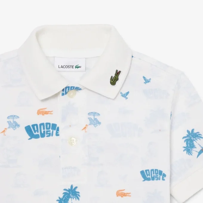 Mini Piqua Baskılı Polo Tişört