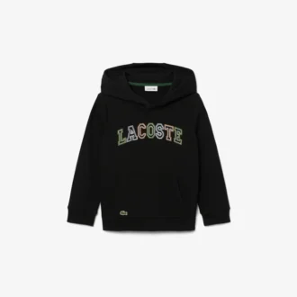 Nakışlı Polar Kapüşonlu Sweatshirt