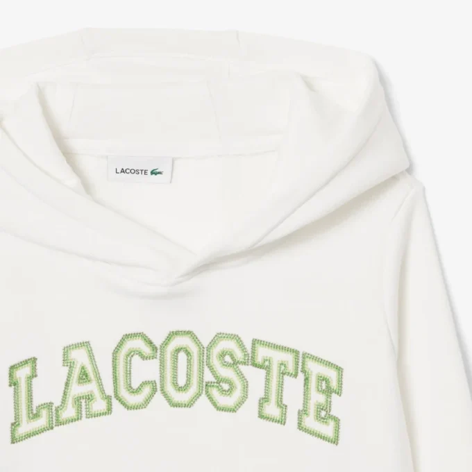 Nakışlı Polar Kapüşonlu Sweatshirt