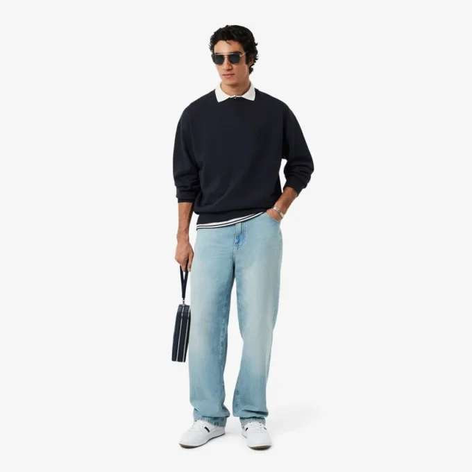 Nakışlı Polar Sweatshirt