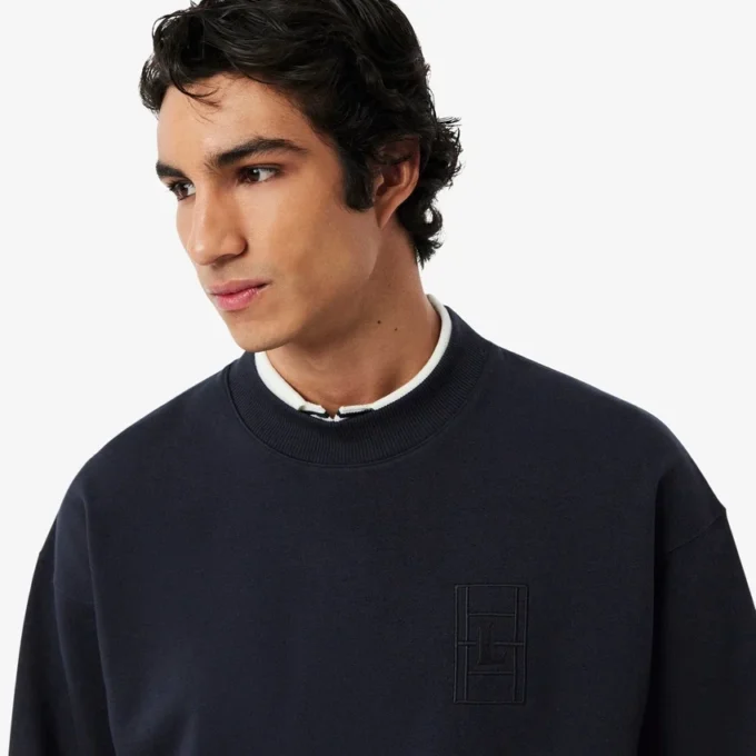 Nakışlı Polar Sweatshirt