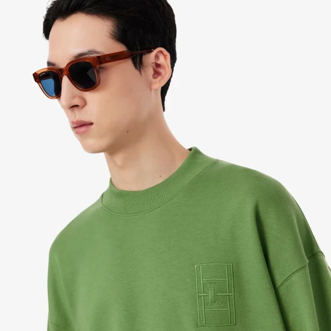 Nakışlı Polar Sweatshirt