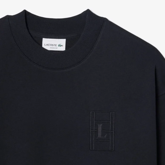 Nakışlı Polar Sweatshirt