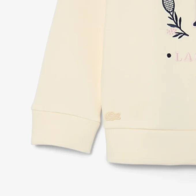 Nakışlı Rozetli Neopren Sweatshirt