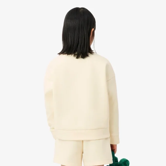 Nakışlı Rozetli Neopren Sweatshirt
