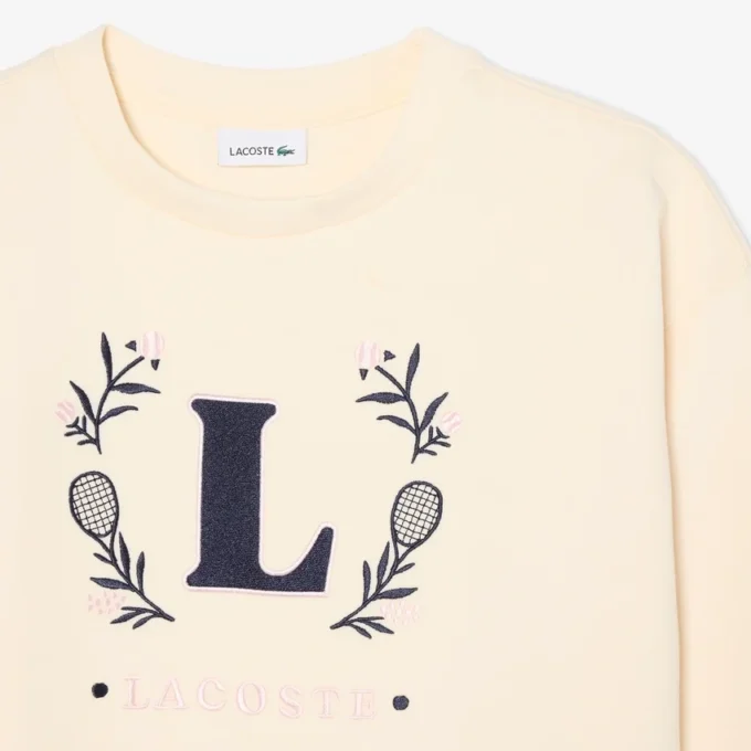 Nakışlı Rozetli Neopren Sweatshirt