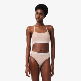 Nervürlü Pamuklu Bralette