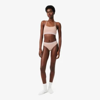Nervürlü Pamuklu Bralette