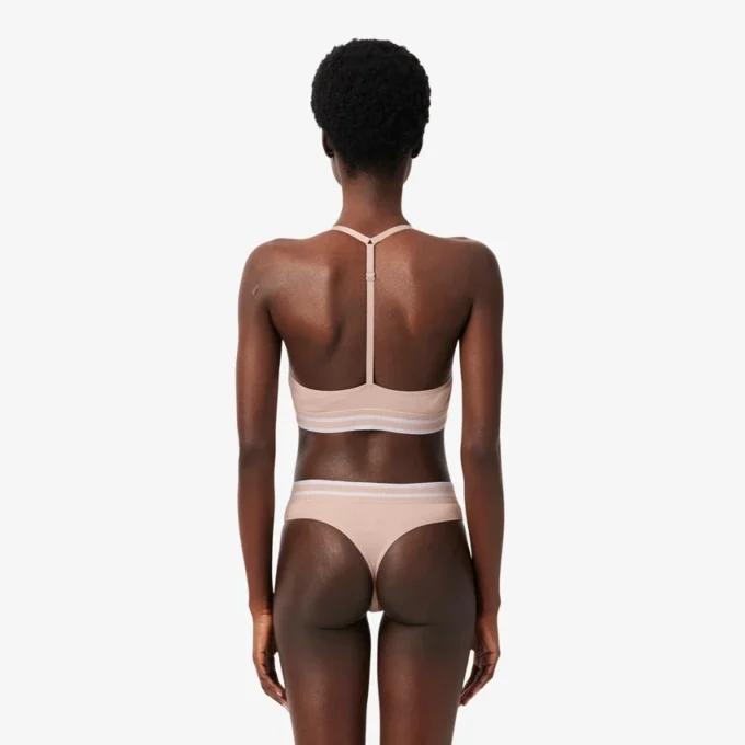 Nervürlü Pamuklu Bralette