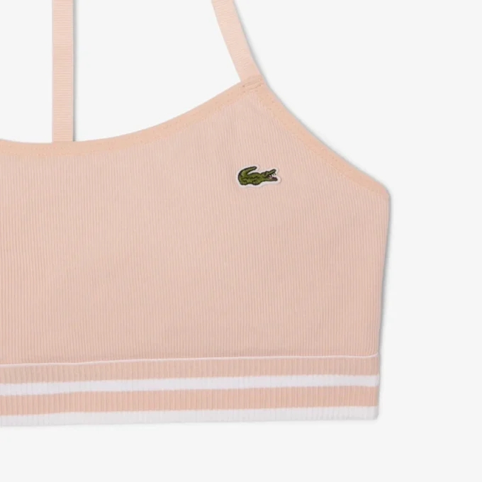 Nervürlü Pamuklu Bralette