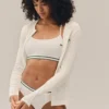 Nervürlü Pamuklu Bralette