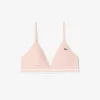 Nervürlü Pamuklu Üçgen Bralette