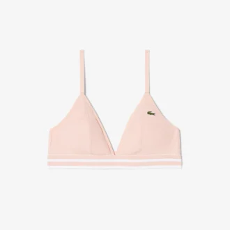 Nervürlü Pamuklu Üçgen Bralette