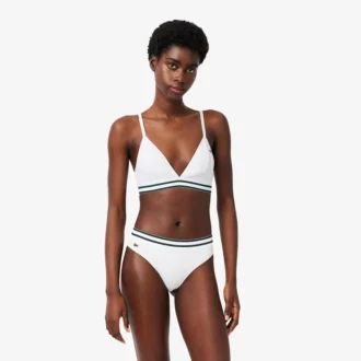 Nervürlü Pamuklu Üçgen Bralette