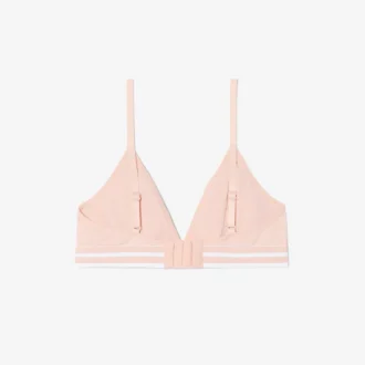 Nervürlü Pamuklu Üçgen Bralette
