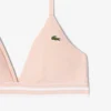 Nervürlü Pamuklu Üçgen Bralette