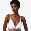 Nervürlü Pamuklu Üçgen Bralette