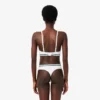 Nervürlü Pamuklu Üçgen Bralette
