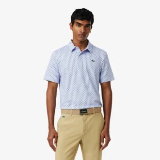 Normal Kesim Baskılı Golf Polo Tişörtü