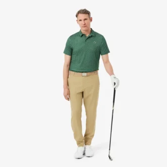 Normal Kesim Baskılı Golf Polo Tişörtü