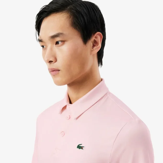 Normal Kesim Baskılı Golf Polo Tişörtü