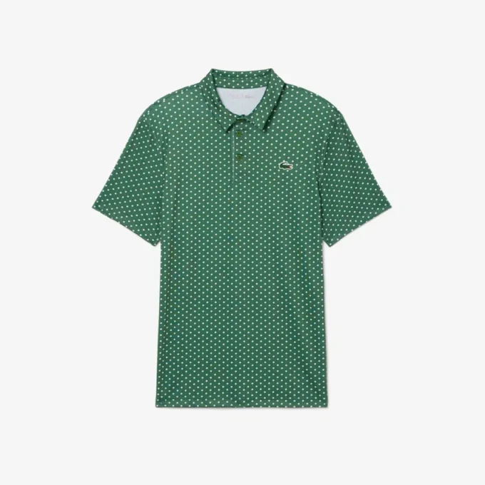 Normal Kesim Baskılı Golf Polo Tişörtü