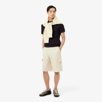 Normal Kesim Dantelli Pamuklu Polo Tişört
