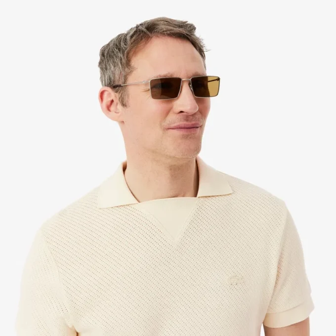 Normal Kesim Dantelli Pamuklu Polo Tişört