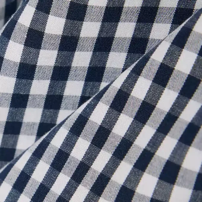 Normal Kesim Ekose Poplin Gömlek