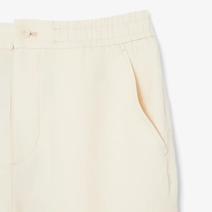 Normal Kesim Keten Chino Pantolon