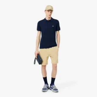 Normal Kesim Logo Şeritli Polo Tişört