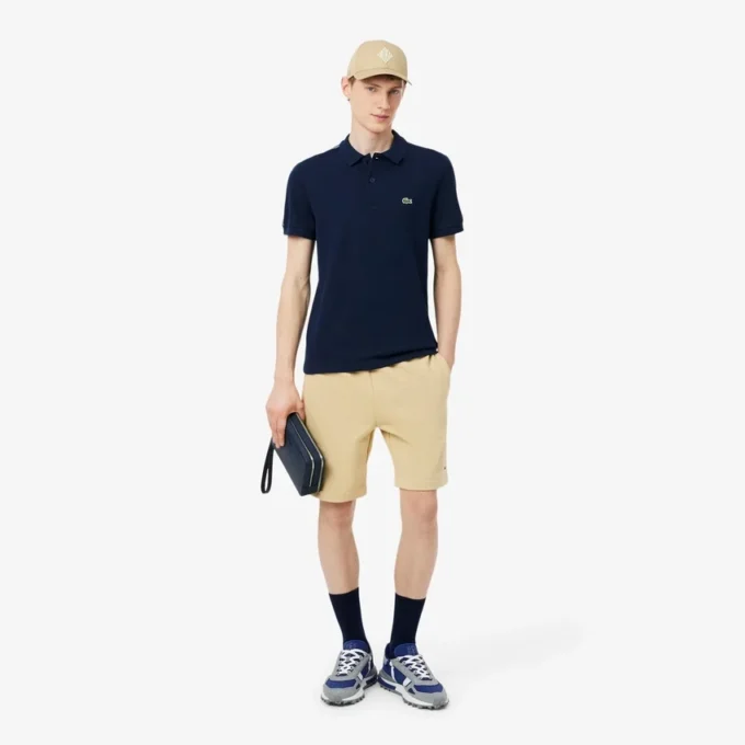 Normal Kesim Logo Şeritli Polo Tişört