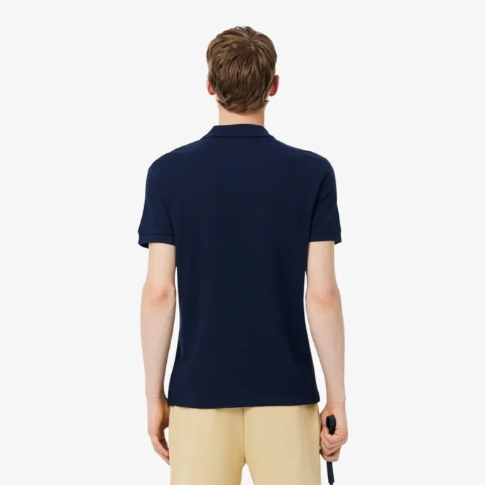 Normal Kesim Logo Şeritli Polo Tişört