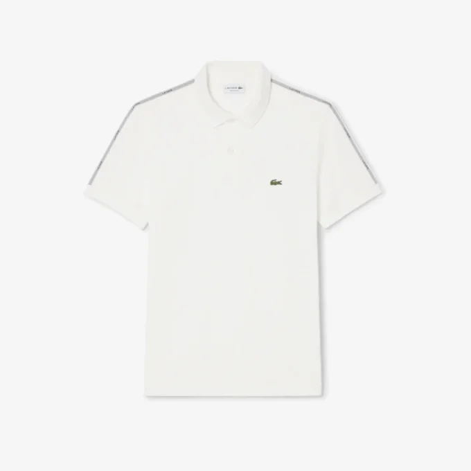 Normal Kesim Logo Şeritli Polo Tişört