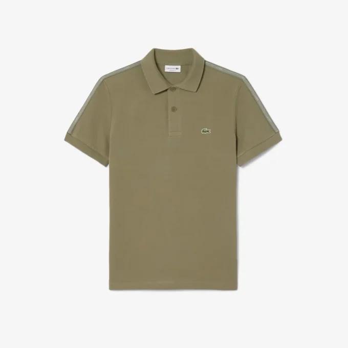 Normal Kesim Logo Şeritli Polo Tişört