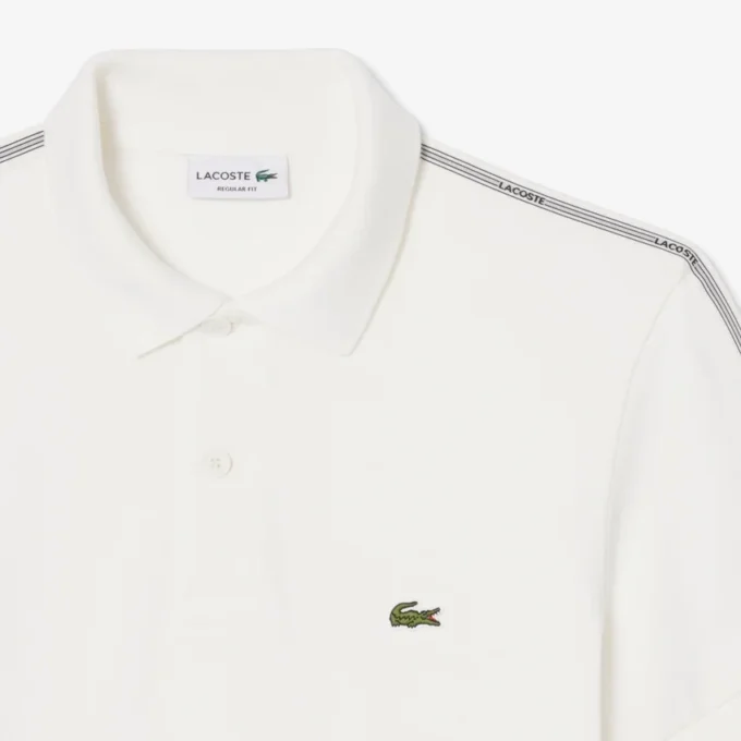 Normal Kesim Logo Şeritli Polo Tişört