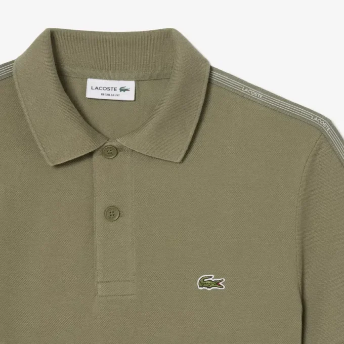 Normal Kesim Logo Şeritli Polo Tişört