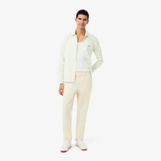 Normal Kesim Pamuklu Twill Chino Pantolon