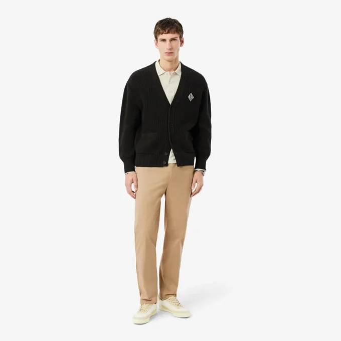 Normal Kesim Pamuklu Twill Chino Pantolon
