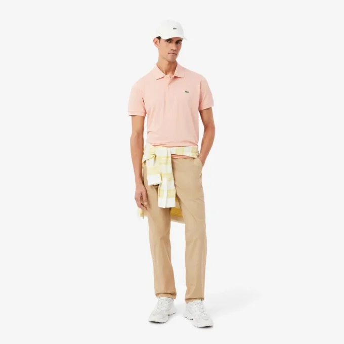 Normal Kesim Pamuklu Twill Chino Pantolon