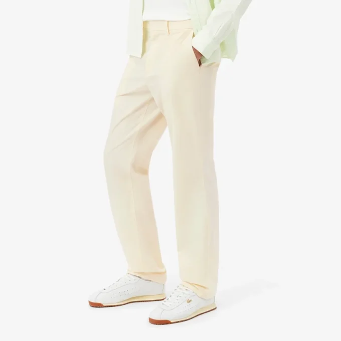 Normal Kesim Pamuklu Twill Chino Pantolon