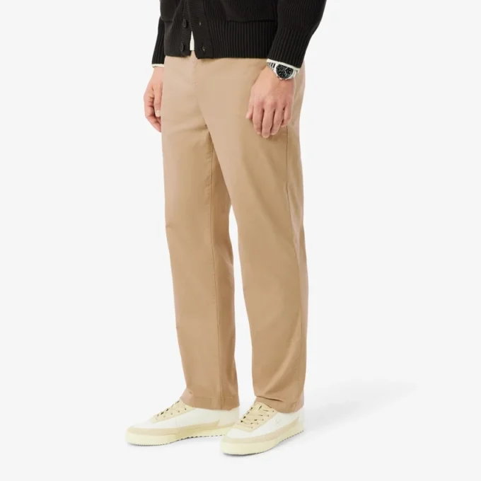 Normal Kesim Pamuklu Twill Chino Pantolon
