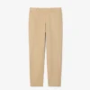 Normal Kesim Pamuklu Twill Chino Pantolon