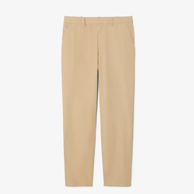 Normal Kesim Pamuklu Twill Chino Pantolon