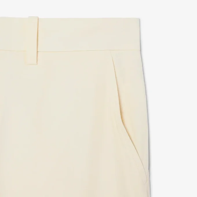 Normal Kesim Pamuklu Twill Chino Pantolon