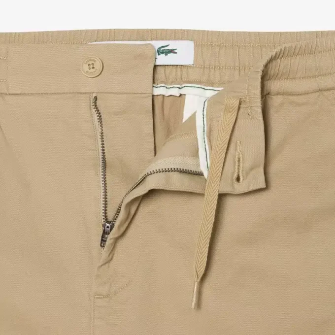 Normal Kesim Pamuklu Twill Chino Pantolon