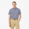 Normal Kesim Ultra Dry Çizgili Golf Polo Tişörtü
